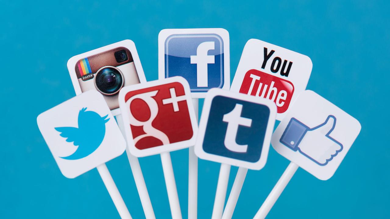 Social Media Icon Signs Hd Wallpapers 1920x1080
