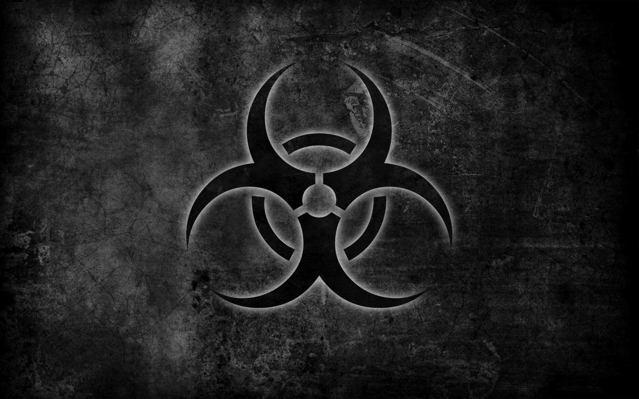 Red Toxic Wallpaper Biohazard Symbol Pictures 2560x1600